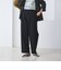 【WEB限定 Wardrobe DAILY MINIMAL】ジャージー タックカーブパンツ ウォッシャブル