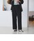 【WEB限定 Wardrobe DAILY MINIMAL】ジャージー タックカーブパンツ ウォッシャブル