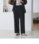 【WEB限定 Wardrobe DAILY MINIMAL】ジャージー タックカーブパンツ ウォッシャブル