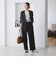 【WEB限定 Wardrobe DAILY MINIMAL】ジャージー タックカーブパンツ ウォッシャブル