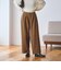 【WEB限定 Wardrobe DAILY MINIMAL】ジャージー タックカーブパンツ ウォッシャブル