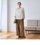 【WEB限定 Wardrobe DAILY MINIMAL】ジャージー タックカーブパンツ ウォッシャブル