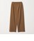 【WEB限定 Wardrobe DAILY MINIMAL】ジャージー タックカーブパンツ ウォッシャブル