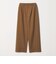 【WEB限定 Wardrobe DAILY MINIMAL】ジャージー タックカーブパンツ ウォッシャブル