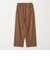 【WEB限定 Wardrobe DAILY MINIMAL】ジャージー タックカーブパンツ ウォッシャブル