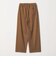 【WEB限定 Wardrobe DAILY MINIMAL】ジャージー タックカーブパンツ ウォッシャブル