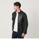 【WEB限定 WARDROBE SMART】 シープ シングル ライダースジャケット