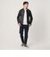 【WEB限定 WARDROBE SMART】 シープ シングル ライダースジャケット