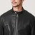 【WEB限定 WARDROBE SMART】 シープ シングル ライダースジャケット
