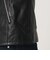 【WEB限定 WARDROBE SMART】 シープ シングル ライダースジャケット