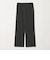 【WEB限定 Wardrobe DAILY MINIMAL】ダブルクロス フレアパンツ ウォッシャブル