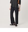 【WEB限定 Wardrobe DAILY MINIMAL】ダブルクロス フレアパンツ ウォッシャブル