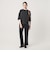 【WEB限定 Wardrobe DAILY MINIMAL】ダブルクロス フレアパンツ ウォッシャブル