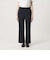 【WEB限定 Wardrobe DAILY MINIMAL】ダブルクロス フレアパンツ ウォッシャブル