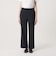 【WEB限定 Wardrobe DAILY MINIMAL】ダブルクロス フレアパンツ ウォッシャブル
