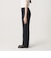 【WEB限定 Wardrobe DAILY MINIMAL】ダブルクロス フレアパンツ ウォッシャブル