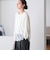【WEB限定 Wardrobe DAILY MINIMAL】ヘムレース ブラウス ウォッシャブル