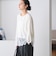【WEB限定 Wardrobe DAILY MINIMAL】ヘムレース ブラウス ウォッシャブル