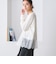 【WEB限定 Wardrobe DAILY MINIMAL】ヘムレース ブラウス ウォッシャブル