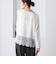 【WEB限定 Wardrobe DAILY MINIMAL】ヘムレース ブラウス ウォッシャブル