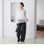【WEB限定 Wardrobe DAILY MINIMAL】ヘムレース ブラウス ウォッシャブル