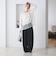 【WEB限定 Wardrobe DAILY MINIMAL】ヘムレース ブラウス ウォッシャブル