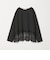 【WEB限定 Wardrobe DAILY MINIMAL】ヘムレース ブラウス ウォッシャブル