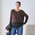 【WEB限定 Wardrobe DAILY MINIMAL】ヘムレース ブラウス ウォッシャブル