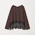 【WEB限定 Wardrobe DAILY MINIMAL】ヘムレース ブラウス ウォッシャブル
