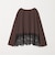 【WEB限定 Wardrobe DAILY MINIMAL】ヘムレース ブラウス ウォッシャブル