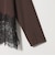 【WEB限定 Wardrobe DAILY MINIMAL】ヘムレース ブラウス ウォッシャブル