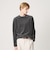＜LACOSTE for BEAUTY&YOUTH＞ ベロア  ロングスリーブ Tシャツ