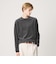 ＜LACOSTE for BEAUTY&YOUTH＞ ベロア  ロングスリーブ Tシャツ