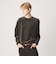 ＜LACOSTE for BEAUTY&YOUTH＞ ベロア  ロングスリーブ Tシャツ