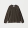 ＜LACOSTE for BEAUTY&YOUTH＞ ベロア  ロングスリーブ Tシャツ