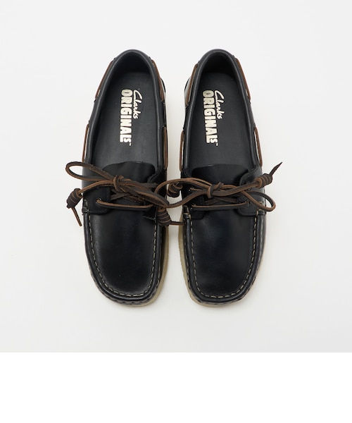 Clarks Originals BoTT ブラックデッキシューズ 国内EXCLUSIVE】＜Clarks Originals＞Godney Boat シューズ