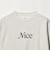 ＜NICE WEATHER＞NICE ロゴスウェット