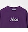 ＜NICE WEATHER＞NICE ロゴスウェット