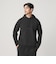 【WEB限定 WARDROBE SMART】ダブルニット ロゴ スウェットフーディ/セットアップ対応 【抗菌・防臭】