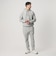 【WEB限定 WARDROBE SMART】ダブルニット ロゴ スウェットフーディ/セットアップ対応 【抗菌・防臭】