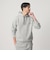 【WEB限定 WARDROBE SMART】ダブルニット ロゴ スウェットフーディ/セットアップ対応 【抗菌・防臭】