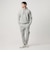 【WEB限定 WARDROBE SMART】ダブルニット ロゴ スウェットフーディ/セットアップ対応 【抗菌・防臭】