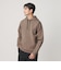【WEB限定 WARDROBE SMART】ダブルニット ロゴ スウェットフーディ/セットアップ対応 【抗菌・防臭】