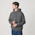 【WEB限定 WARDROBE SMART】ダブルニット ロゴ スウェットフーディ/セットアップ対応 【抗菌・防臭】