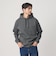 【WEB限定 WARDROBE SMART】ダブルニット ロゴ スウェットフーディ/セットアップ対応 【抗菌・防臭】