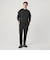 【WEB限定 WARDROBE SMART】ダブルニット ロゴ クルーネック スウェット/セットアップ対応【抗菌・防臭】