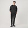 【WEB限定 WARDROBE SMART】ダブルニット ロゴ クルーネック スウェット/セットアップ対応【抗菌・防臭】