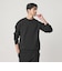【WEB限定 WARDROBE SMART】ダブルニット ロゴ クルーネック スウェット/セットアップ対応【抗菌・防臭】