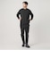 【WEB限定 WARDROBE SMART】ダブルニット ロゴ クルーネック スウェット/セットアップ対応【抗菌・防臭】