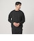 【WEB限定 WARDROBE SMART】ダブルニット ロゴ クルーネック スウェット/セットアップ対応【抗菌・防臭】